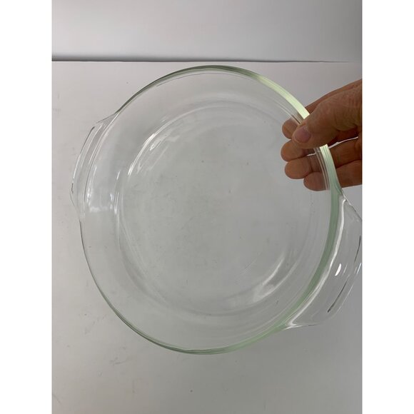 Anchor Hocking #429 Clear Glass 9" Casserole Dish Handles Oven No Chips 8789 - Picture 4 of 5